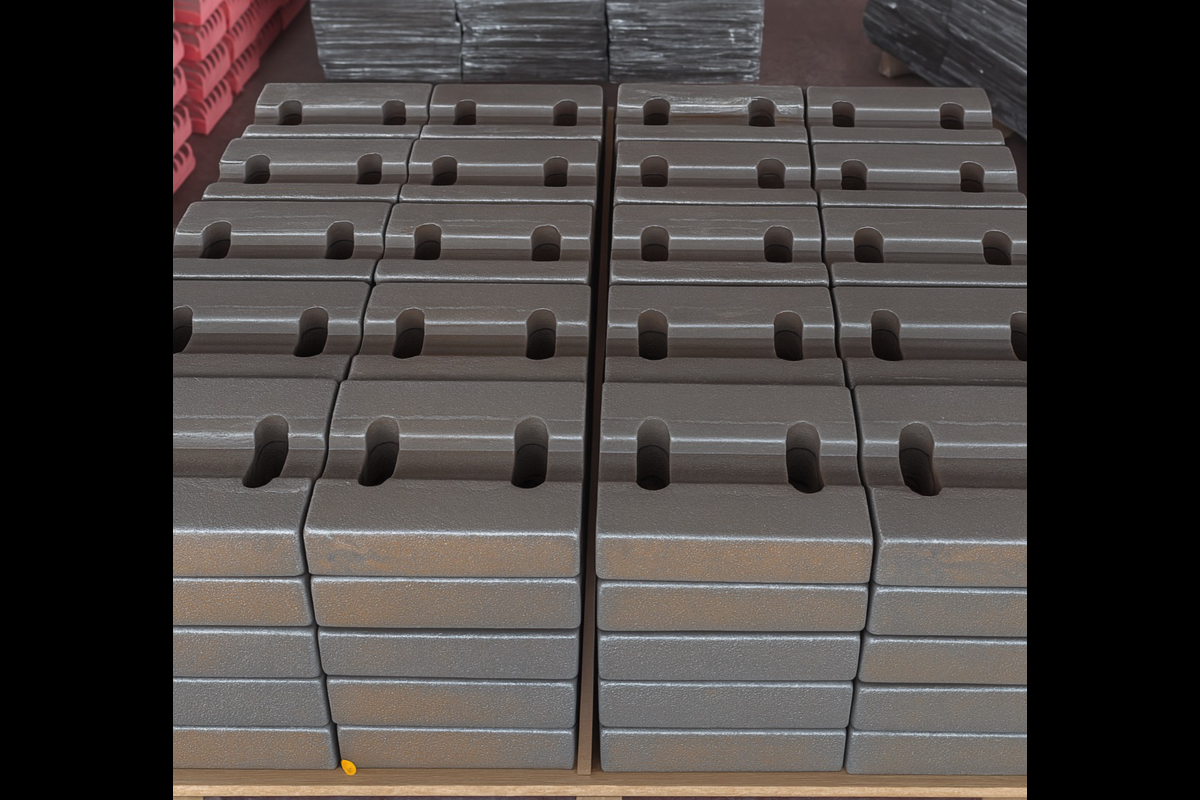 Secondary Impact Crusher Liners and Manganese Castings