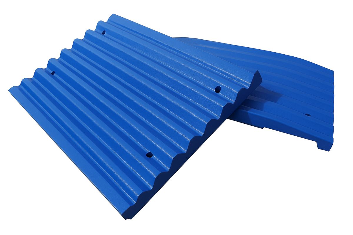 Jaw Crusher Manganese Jaw Plates, Fixed and Side Liners